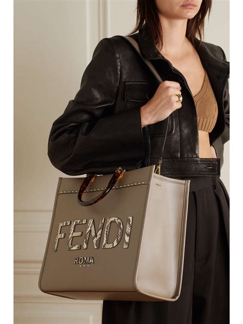 fendi selleria shopper tote|fendi sunshine shopper tote.